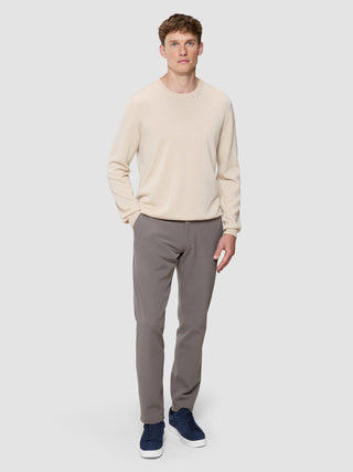 Seamless Premium Merino Knit Crewneck Birchwood