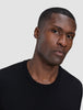 Seamless Premium Merino Knit Crewneck Black