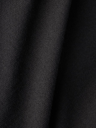 Seamless Premium Merino Knit Crewneck Black