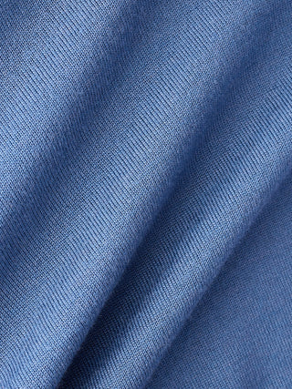 Seamless Premium Merino Knit Crewneck Dusky Blue