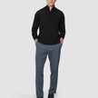 Seamless Premium Merino Knit Half Zip Black