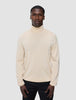 Seamless Premium Merino Knit Turtleneck Birchwood