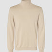 Seamless Premium Merino Knit Turtleneck Birchwood