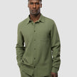 Seersucker Casual Shirt Clover Green