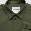 Seersucker Casual Shirt Clover Green