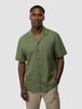 Seersucker Short Sleeve Shirt Clover Green