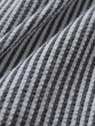 Seersucker Shorts Navy Stripes