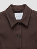 Women's Serene Short Jacket Chocolate Herringbone