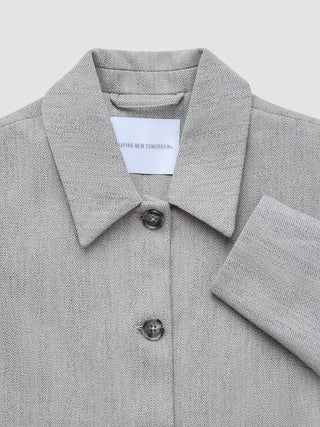 Women's Serene Short Jacket Tapestry Herringbone