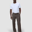 Siena Pants Relaxed Fit Dark Chestnut Melange
