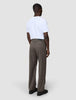 Siena Pants Relaxed Fit Dark Chestnut Melange