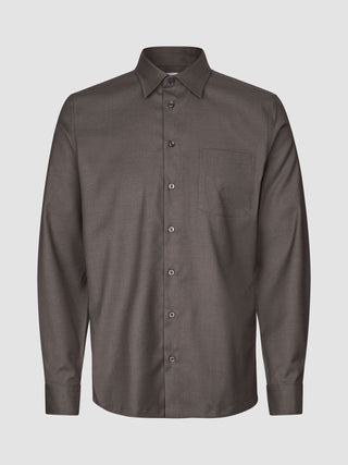 Siena Shirt Dark Chestnut Melange
