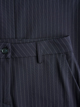 Essential Maxi Skirt Navy Pinstripe