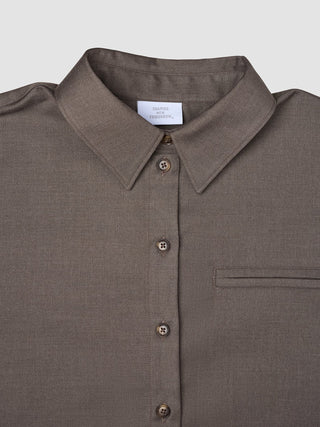 Women's Skye Shirt Dark Chestnut Melange