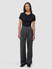 Women's Skye Pants Wide Charcoal Melange