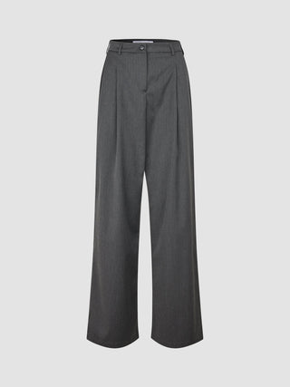 Women's Skye Pants Wide Charcoal Melange