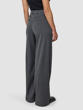 Women's Skye Pants Wide Charcoal Melange