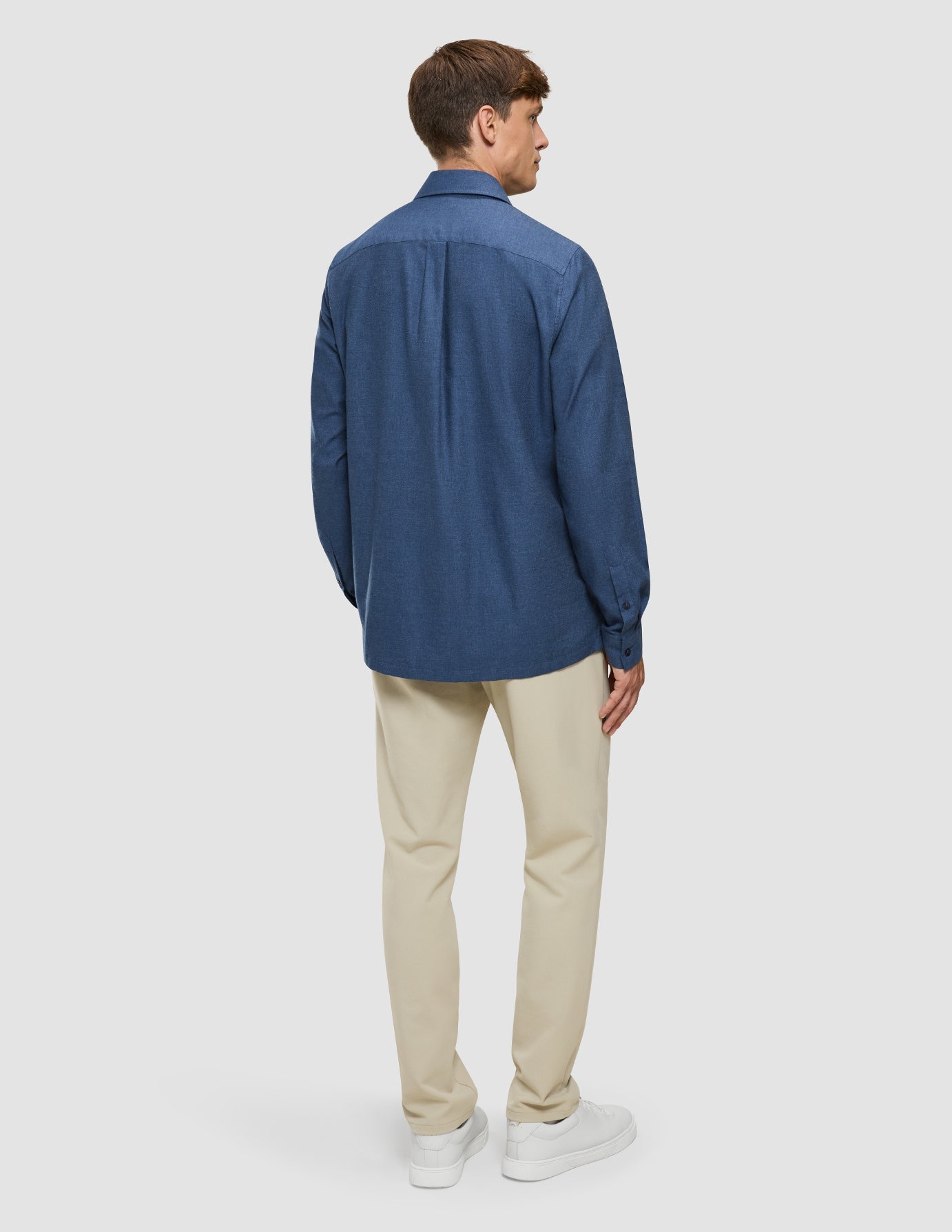 Soft Flannel Shirt Dark Navy