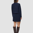 Sorae Set Midnight Blue Short Jacket & Short Skirt