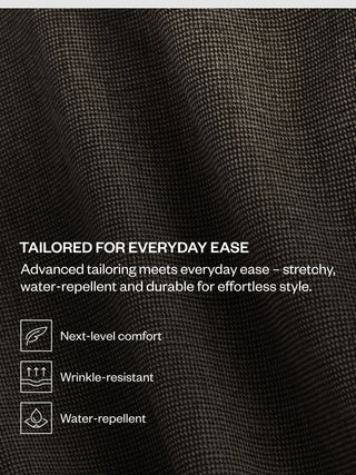 Essential Suit Pants Slim Green Melange