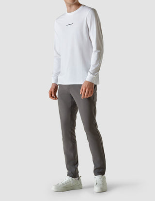 Supima Autograph Long-Sleeved T-Shirt White