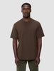 Supima T-shirt Box Fit Saddle Brown