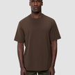 Supima T-shirt Box Fit Saddle Brown