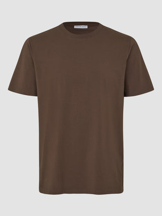 Supima T-shirt Box Fit Saddle Brown