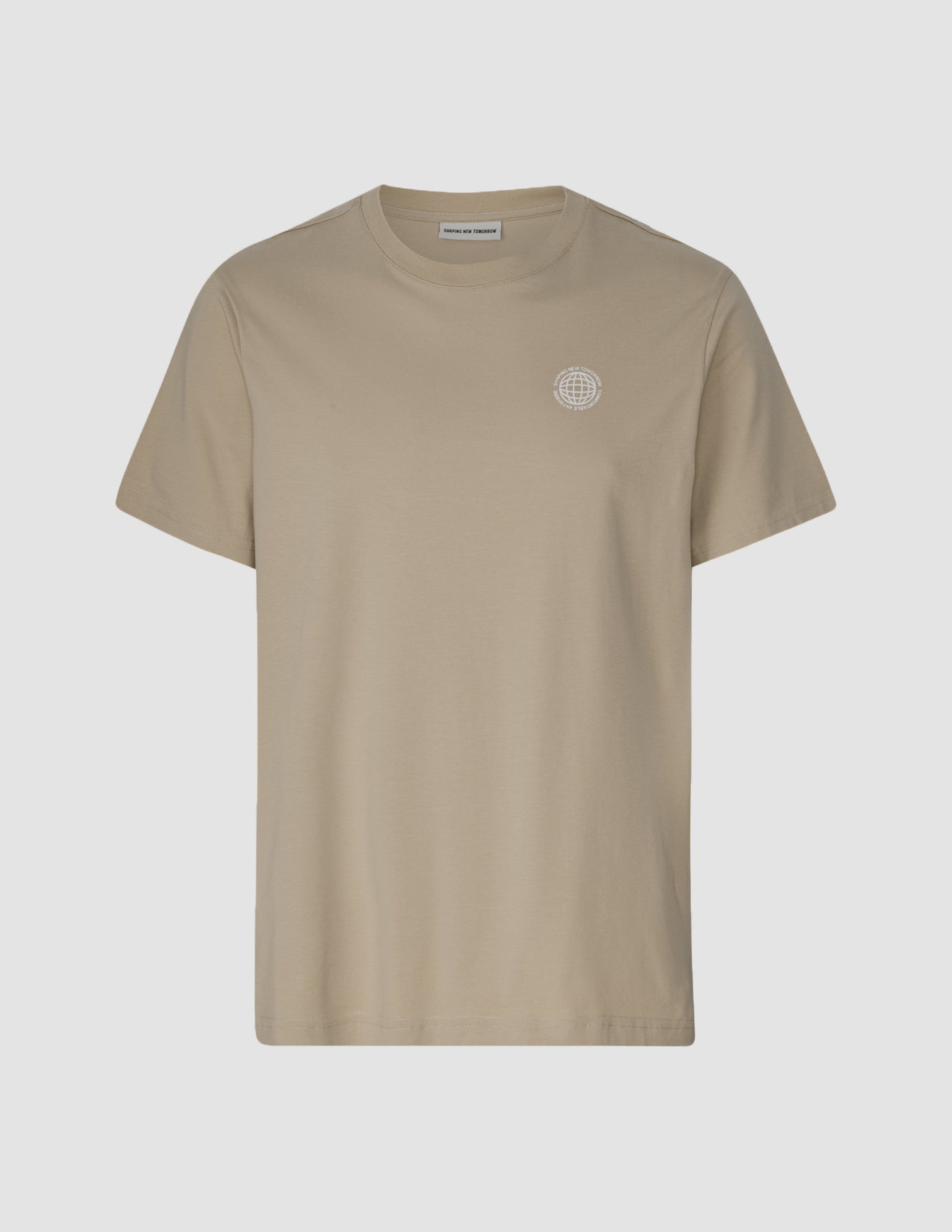 Supima T-shirt Box Fit Globe Sahara