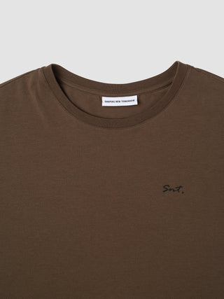 Supima Legacy T-shirt Saddle Brown