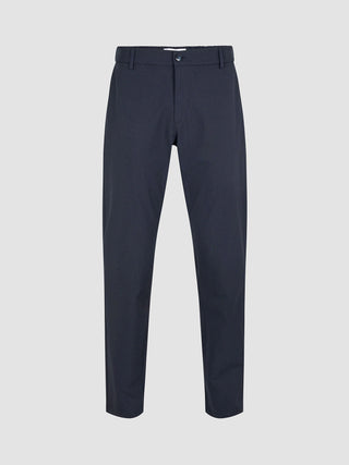 Tech Linen Elastic Pants Midnight Blue