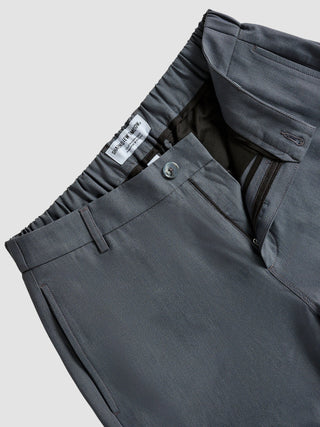 Tech Linen Elastic Pants Navy