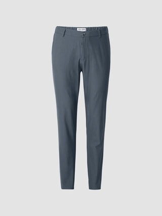 Tech Linen Elastic Pants Navy