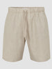 Tech Linen Elastic Shorts Sandshell