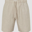Tech Linen Elastic Shorts Sandshell