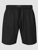 Tech Linen Elastic Shorts Black