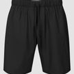 Tech Linen Elastic Shorts Black