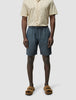 Tech Linen Elastic Shorts Navy