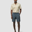 Tech Linen Elastic Shorts Navy