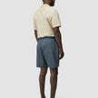 Tech Linen Elastic Shorts Navy