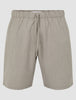 Tech Linen Elastic Shorts Raw Beige