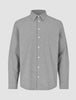 Tech Linen Casual Shirt Charcoal
