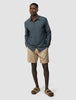 Tech Linen Casual Shirt Navy