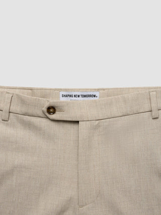 Tech Linen Suit Pants Relaxed Fit Sandshell