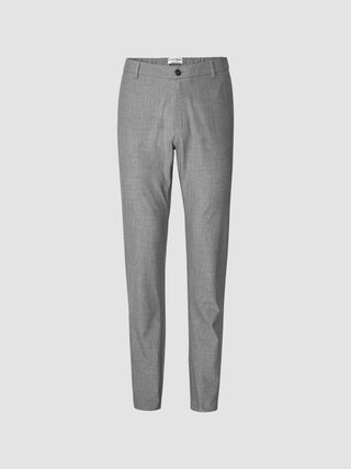 Tech Linen Elastic Pants Charcoal
