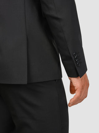 Tech Wool Blazer Black Slim