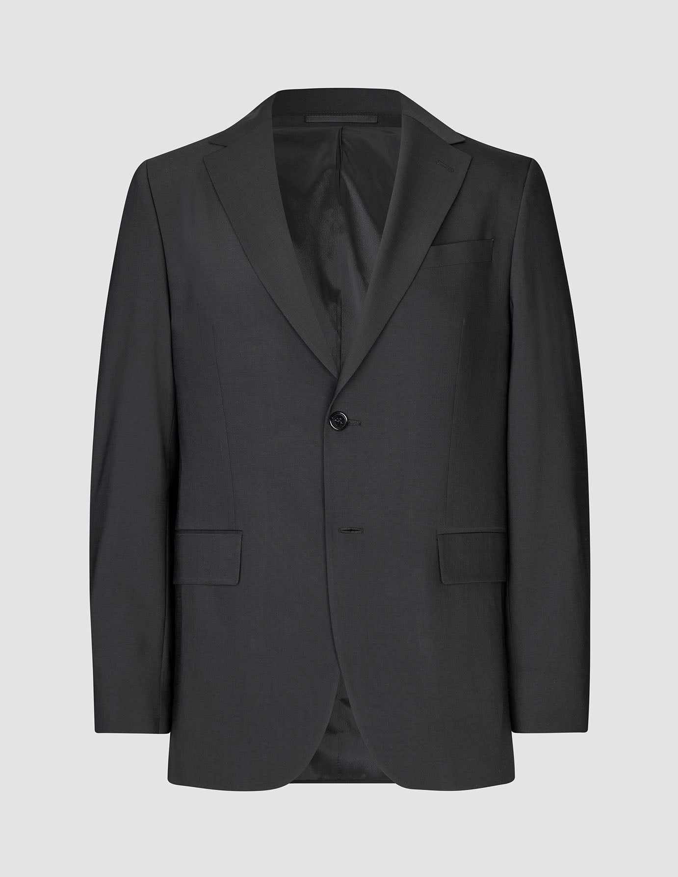 Tech Wool Blazer Black Regular