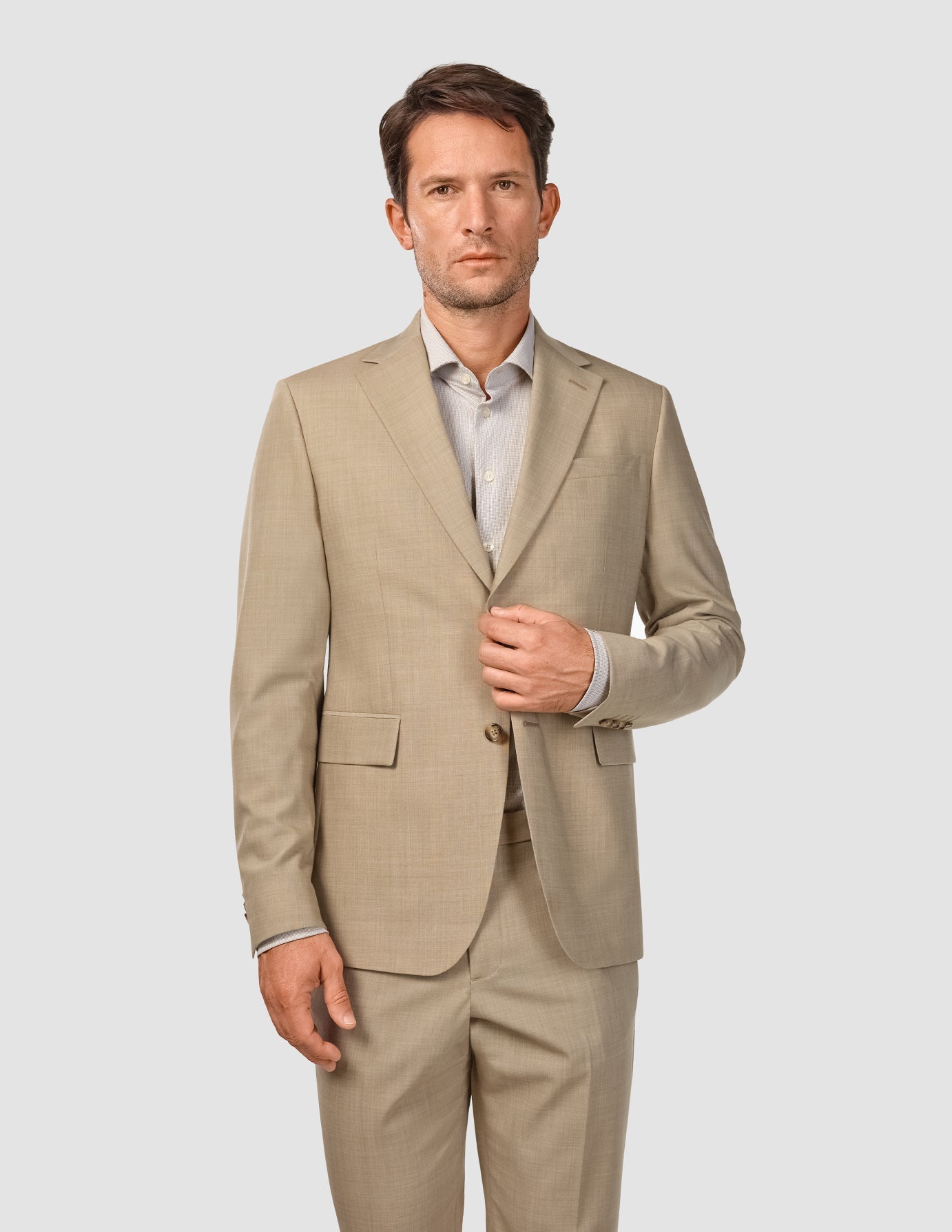 Tech Wool Suit Sand