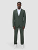 Tech Wool Blazer Green Night Slim