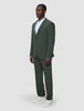 Tech Wool Blazer Green Night Slim
